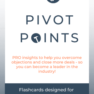 Pivot Points Elite Sales Training Flash Cards